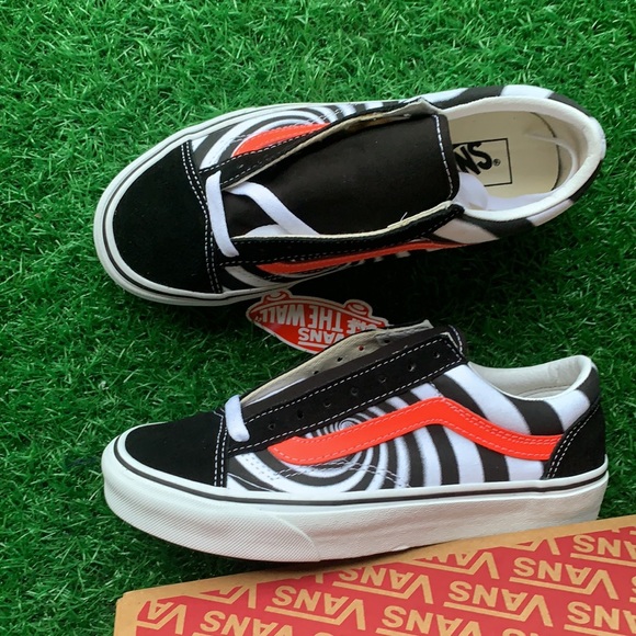 VANS STYLE 36 Swirl Black/Fiery Coral Men’s - Picture 13 of 16